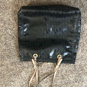 Michael Kors black metallic tote - used condition